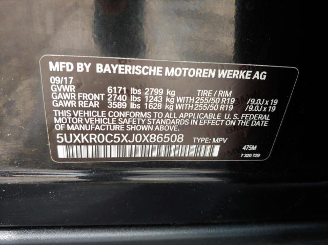 5UXKR0C5XJ0X86508 BMW X5 Xdrive35i