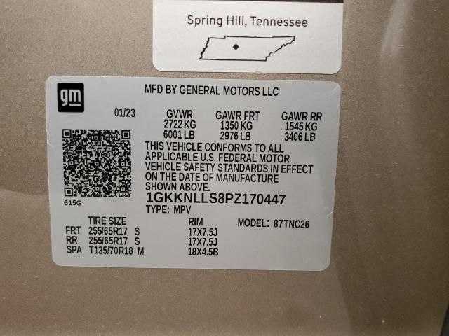 1GKKNLLS8PZ170447 GMC Acadia At4