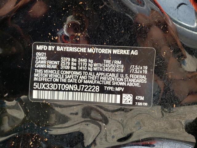 5UX33DT09N9J72228 BMW X4 Xdrive30i