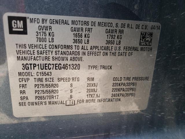 3GTP1UEC7EG461320 GMC Sierra C1500 Sle
