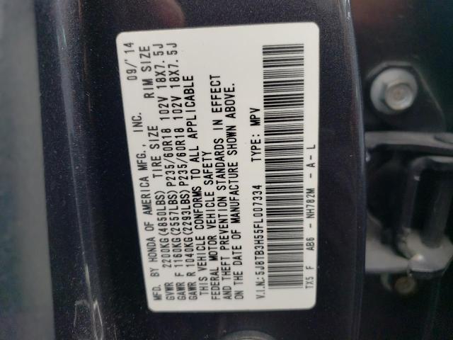 5J8TB3H55FL007334 Acura Rdx Technology