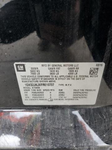 1GKS2JKJXFR610737 GMC YUKON XL DENALI
