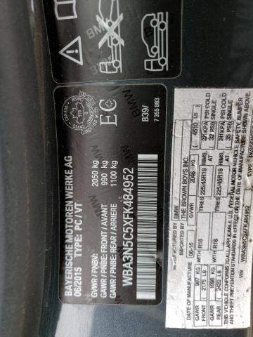 WBA3N5C5XFK484952 BMW 428 XI