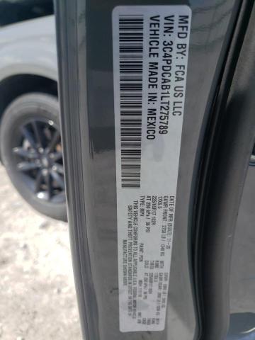 3C4PDCAB1LT275789 Dodge JOURNEY SE