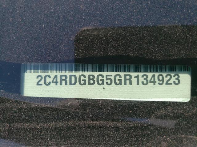 2C4RDGBG5GR134923 Dodge Grand Caravan Se