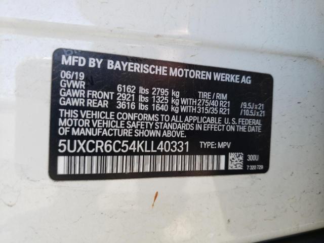 5UXCR6C54KLL40331 BMW X5 Xdrive40i