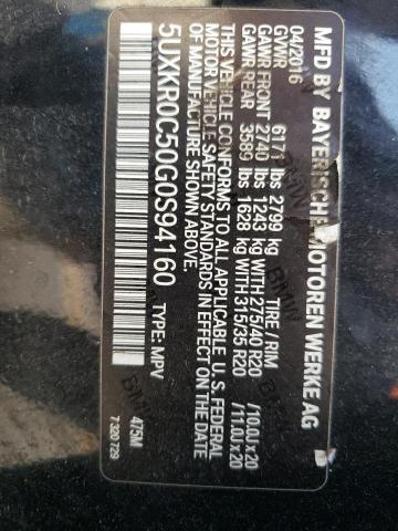5UXKR0C50G0S94160 BMW X5 Xdrive35i