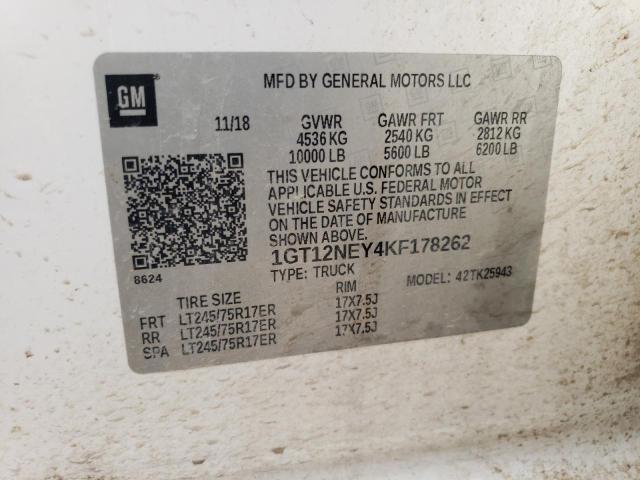 1GT12NEY4KF178262 GMC Sierra K2500 Heavy Duty