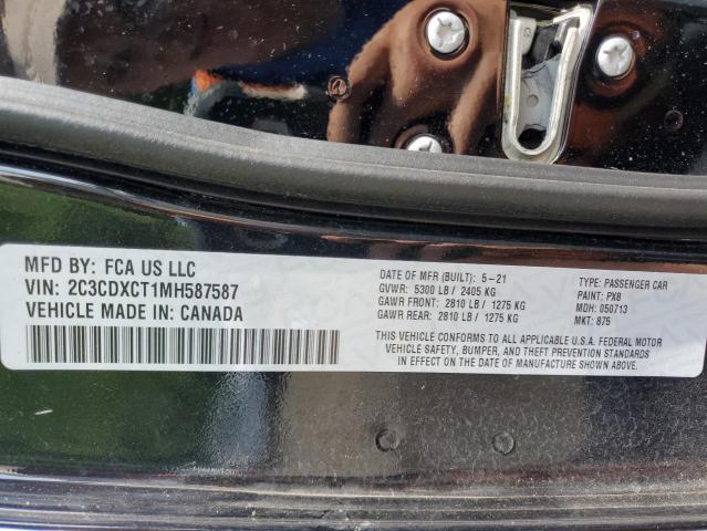 2C3CDXCT1MH587587 Dodge CHARGER R/T