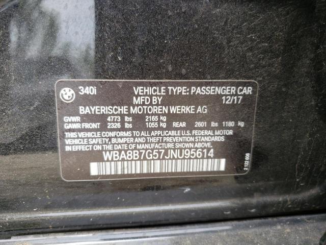 WBA8B7G57JNU95614 BMW 340 XI