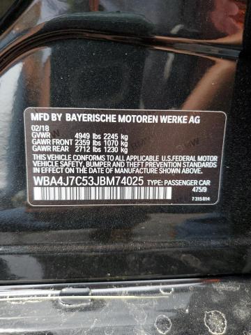 WBA4J7C53JBM74025 BMW 440xi Gran Coupe