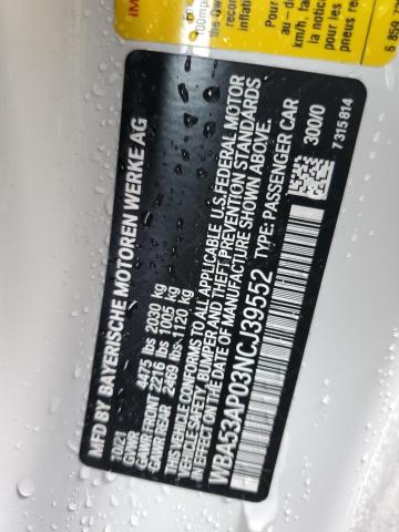 WBA53AP03NCJ39552 BMW 430I