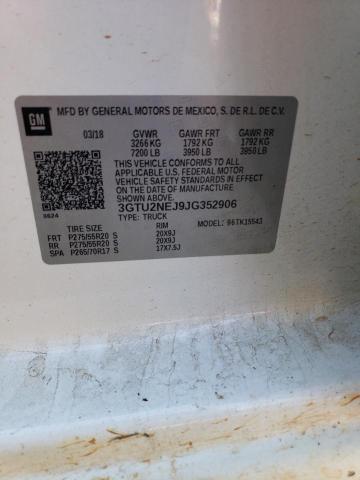 3GTU2NEJ9JG352906 GMC Sierra K1500 Slt