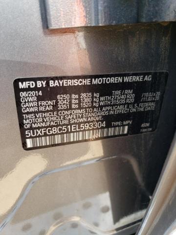 5UXFG8C51EL593304 BMW X6 Xdrive50i