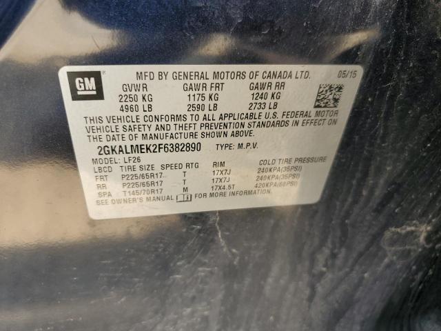 2GKALMEK2F6382890 GMC Terrain Sle