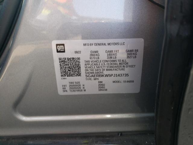 5GAERBKW5PJ143735 Buick Enclave Essence