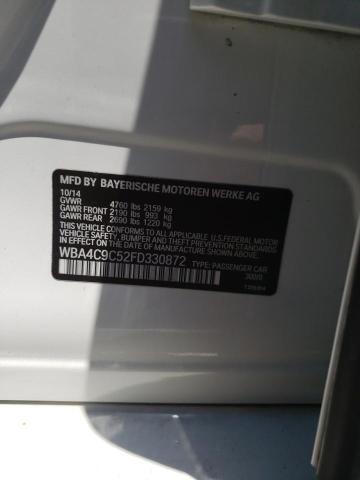 WBA4C9C52FD330872 BMW 428 Xi Gran Coupe Sulev