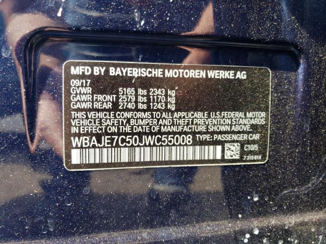 WBAJE7C50JWC55008 BMW 540 XI