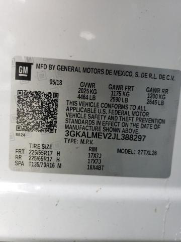 3GKALMEV2JL388297 GMC Terrain Sle