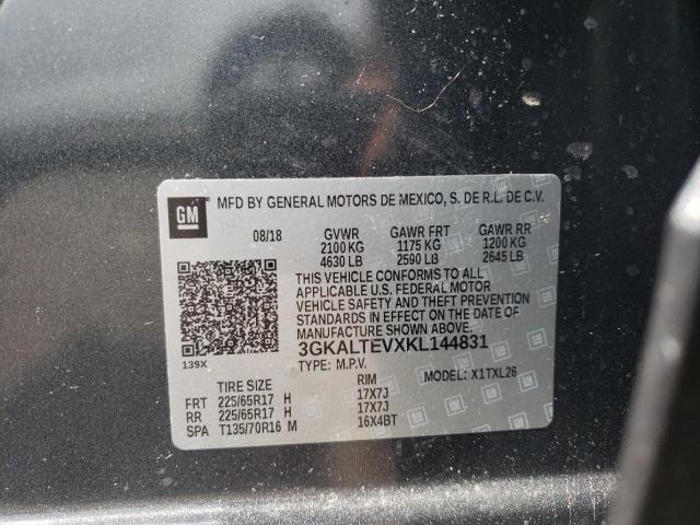 3GKALTEVXKL144831 GMC Terrain Sle