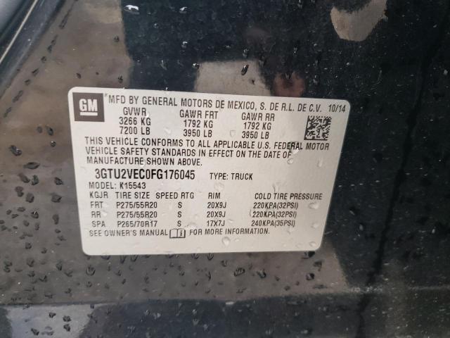 3GTU2VEC0FG176045 GMC Sierra K1500 Slt