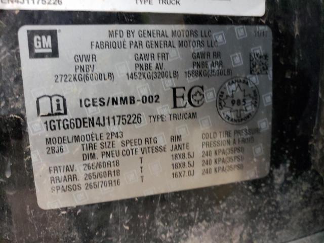 1GTG6DEN4J1175226 GMC CANYON SLT