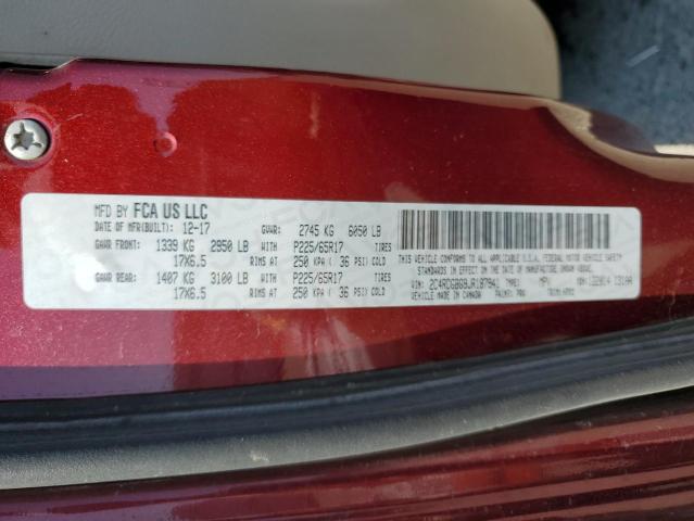 2C4RDGBG9JR187941 Dodge Grand Caravan Se