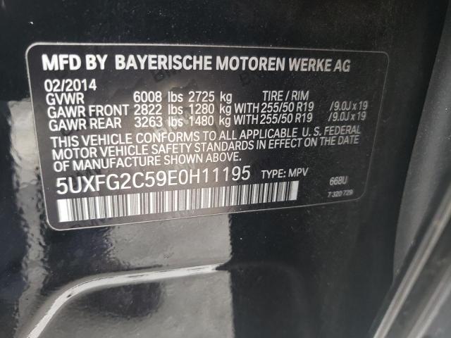5UXFG2C59E0H11195 BMW X6 Xdrive35i