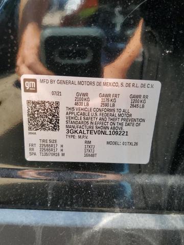 3GKALTEV0NL109221 GMC Terrain Sle