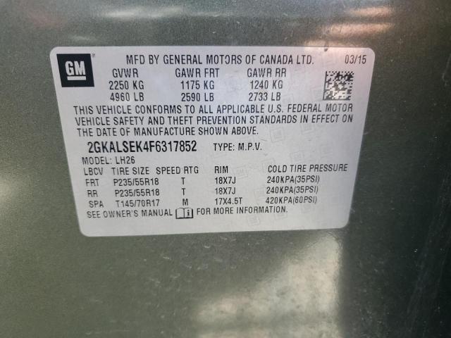 2GKALSEK4F6317852 GMC Terrain Slt