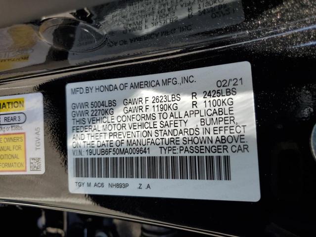 19UUB6F50MA009641 Acura Tlx Tech A
