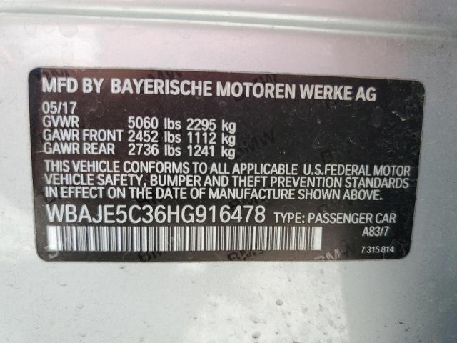 WBAJE5C36HG916478 BMW 540 I