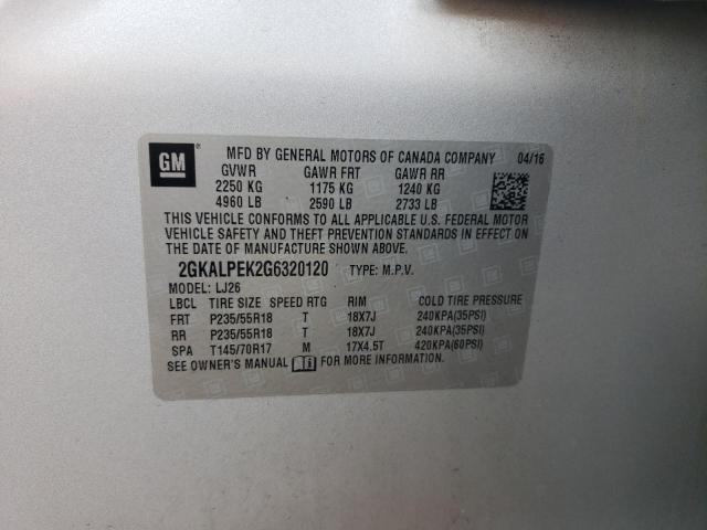 2GKALPEK2G6320120 GMC Terrain Slt