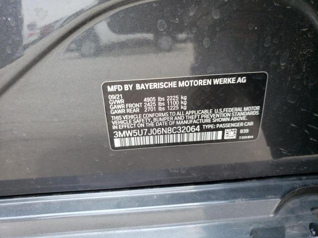3MW5U7J06N8C32064 BMW M340I