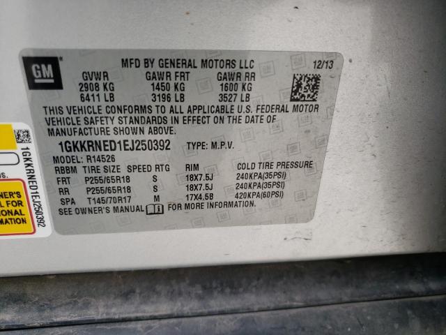 1GKKRNED1EJ250392 GMC ACADIA SLE
