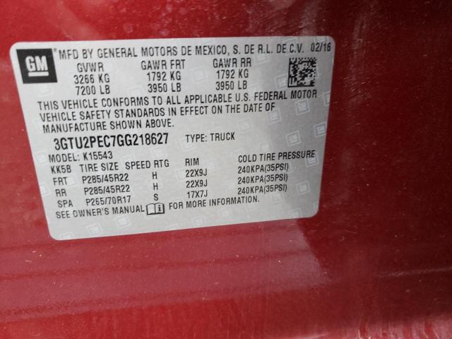 3GTU2PEC7GG218627 GMC Sierra K1500 Denali