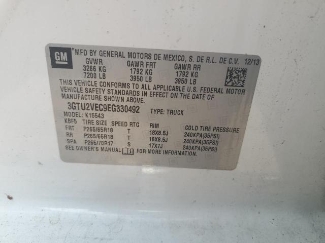 3GTU2VEC9EG330492 GMC Sierra K1500 Slt
