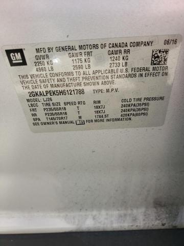 2GKALPEK5H6121788 GMC Terrain Slt