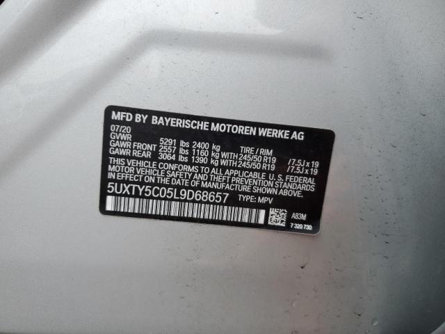 5UXTY5C05L9D68657 BMW X3 Xdrive30i