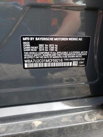 WBA7U2C01MCF59216 BMW 750 Xi