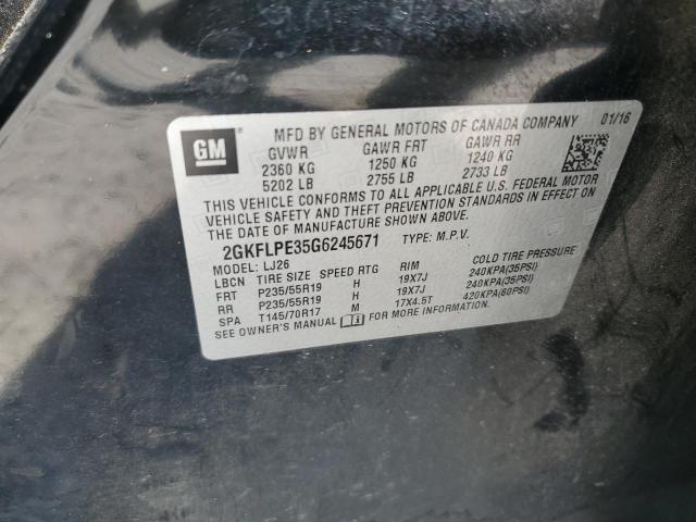 2GKFLPE35G6245671 GMC Terrain Slt