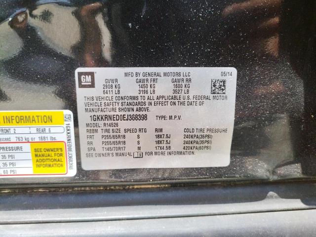 1GKKRNED0EJ368398 GMC ACADIA SLE