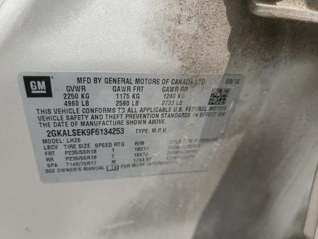 2GKALSEK9F6134253 GMC Terrain Slt