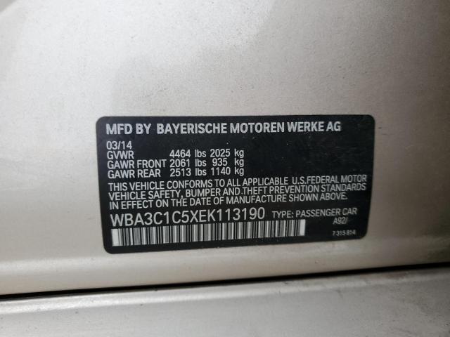 WBA3C1C5XEK113190 BMW 328 I Sulev