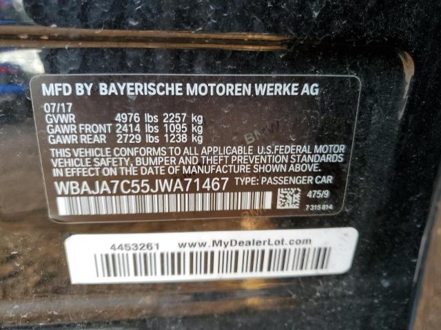 WBAJA7C55JWA71467 BMW 530 XI