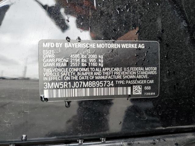 3MW5R1J07M8B95734 BMW 330I