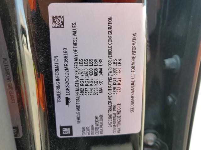 1GKS2CKD2MR166160 GMC Yukon At4