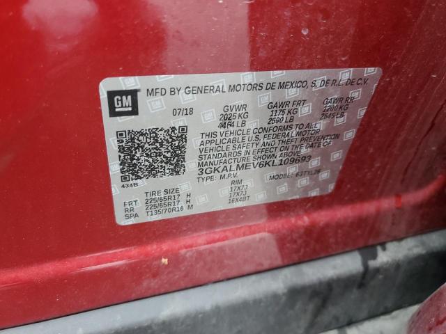 3GKALMEV6KL109693 GMC Terrain Sle
