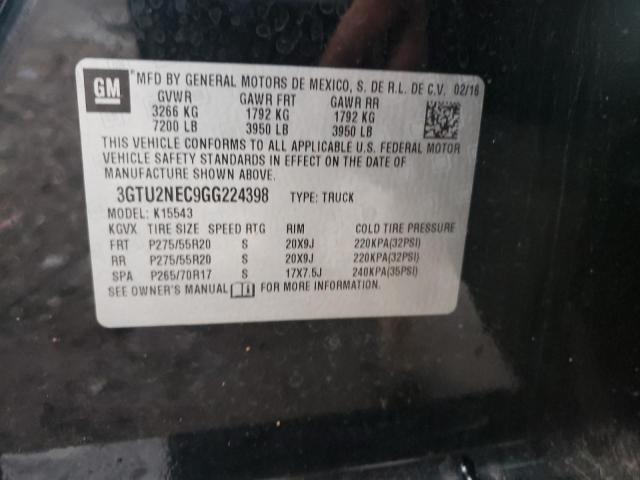 3GTU2NEC9GG224398 GMC Sierra K1500 Slt