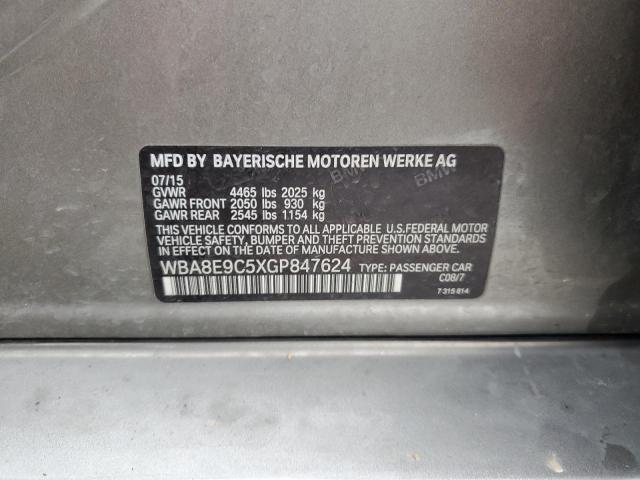 WBA8E9C5XGP847624 BMW 328 I Sulev